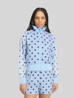 Adidas Polka Dots Blue Track Jacket