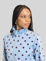 Adidas Polka Dots Track Blue Jacket