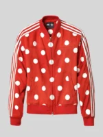 Adidas X Pharrell Williams Polka Dot Jacket Red