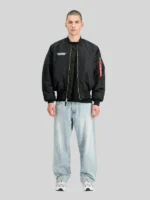 Alpha Industries x TEILE MA-1 Bomber Black Jacket
