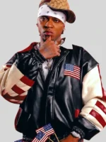 America 2026 USA Flag Txyy Leather Jacket