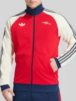 Arsenal x Adidas 2026 Red And White Jacket