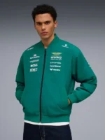 Aston Martin F1 Aramco Cognizant F1 2026 Team Bomber Jacket Green