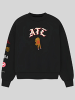 Atlanta Hawks x Debbi Snax Crewneck Black Sweatshirt
