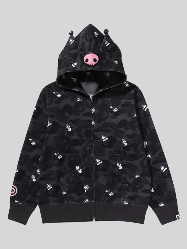 BAPE x Kuromi Camo Hoodie BAPE x Kuromi Camo Hoodie