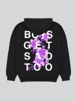 Boys Get Sad Too Black Hoodie
