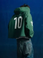 Bravest Italy Green Hooded Jacket