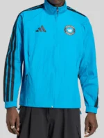 Charlotte FC adidas 2026 Anthem Blue Raglan Jacket