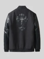 Chrome Cross Letterman Jacket