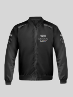 F1 Team Cadillac Black Bomber Racing Jacket