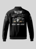 FORMULA 1 Team Cadillac Black Racing Bomber Jacket