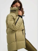 Full Court Pe Nation Puffer Jacket Olive