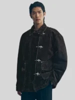 H&M Atelier Brushed Twill Workwear Clasp Jacket