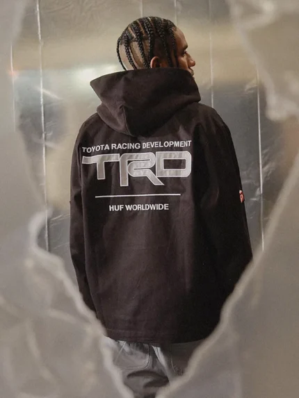 HUF x Toyota Racing Development Black Work Jacket