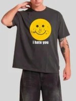 Harry Styles I Hate You Black T-Shirt