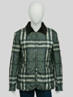 Kate Middleton Quilted Burberry Green Jacket