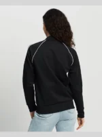 Kendall Jenner Three Stripe Black Jacket