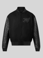 Louis Vuitton Monogram Embossed Leather Jacket
