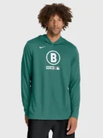Mens Boston Red Sox Nike Green City Connect Dri-FIT Long Sleeve Hooded T-Shirt
