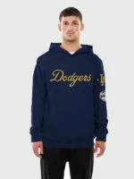 Mens Los Angeles Dodgers New Era Navy- 2026 Gold Collection Logo Hoodie