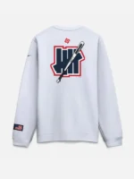 Men's USA Baseball Nike x Undefeated White 2026 World Baseball Classic Club Fleece Sweatshirt