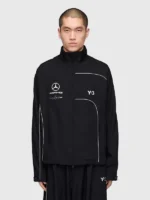 Mercedes AMG F1 Y-3 2026 Black Track Jacket