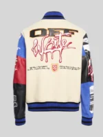Multipatch Varsity Jacket Off White