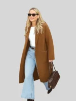 NYC Molly Sims Brown Coat