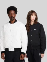 Nike x Stussy Reversible White Varsity Jacket