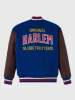 OVO Harlem Globetrotters Varsity Jacket Blue and Brown