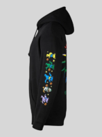 Oregon Ducks Grateful Ducks Rainbow Spiral Black Hoodie