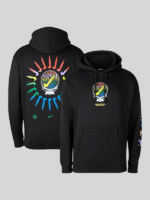 Oregon Ducks Grateful Ducks Rainbow Spiral Hoodie