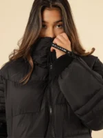 Pe Nation Full Court Black Puffer Jacket