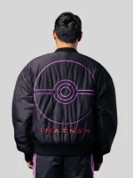 Pokémon Ball Satin Black Jacket