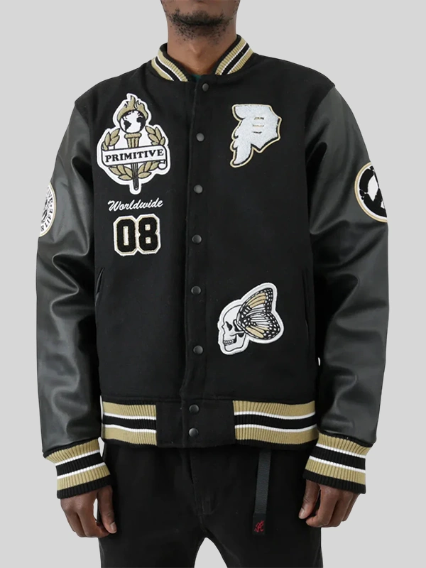Primitive alumni varsity jacket men's Primitive alumni varsity jacket men's