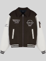 Represent 2026 Racing Brown Varsity Jacket