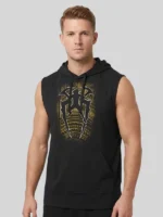 Roman Reigns Tribal Logo Sleeveless Pullover Black Hoodie