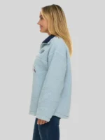 Sams Club Womens Character Winter Sherpa Quarter-Zip Pullover Jacket