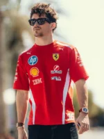 Scuderia Ferrari Charles Leclerc Red T-Shirt