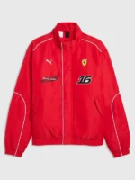 Scuderia Ferrari F1 PUMA Charles Leclerc Racing Jacket Red