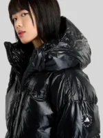Stella Mccartney Short Puffer Black Jacket