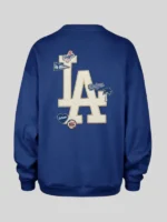 Stoney Clover Lane X ’47 Dodgers Patch Blue Sweatshirt