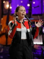 Sydney Millevoi The Voice S29 Moto Leather Jacket