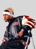 Team USA Flag Txyy Leather Jacket