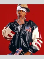 Txyy USA Flag Leather Jacket