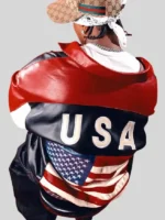 USA Flag Txyy Leather Jacket
