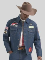 Wrangler x AVIREX 2026 AOP Patch Jacket