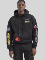 Wrangler x Avirex 2026 Black Pullover Hoodie