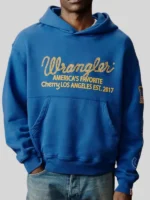 Wrangler x Cherry Americas Blue Hoodie