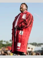 2026 Coachella Teddy Swims Red Long Coat
